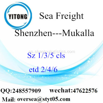 Puerto de Shenzhen LCL consolidación al Mukalla